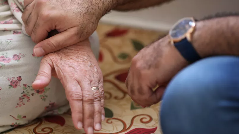 Ärzte ohne Grenzen Jordanien Syrien Hausbesuch bei chronisch kranken Flüchtlingen Fotoreportage