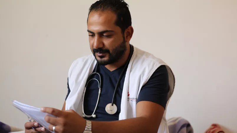 Ärzte ohne Grenzen Jordanien Syrien Hausbesuch bei chronisch kranken Flüchtlingen Fotoreportage