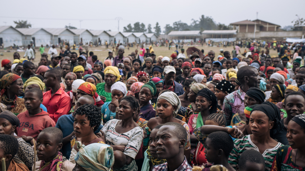 Vertriebene in einem Camp in der Demokratischen Republik Kongo