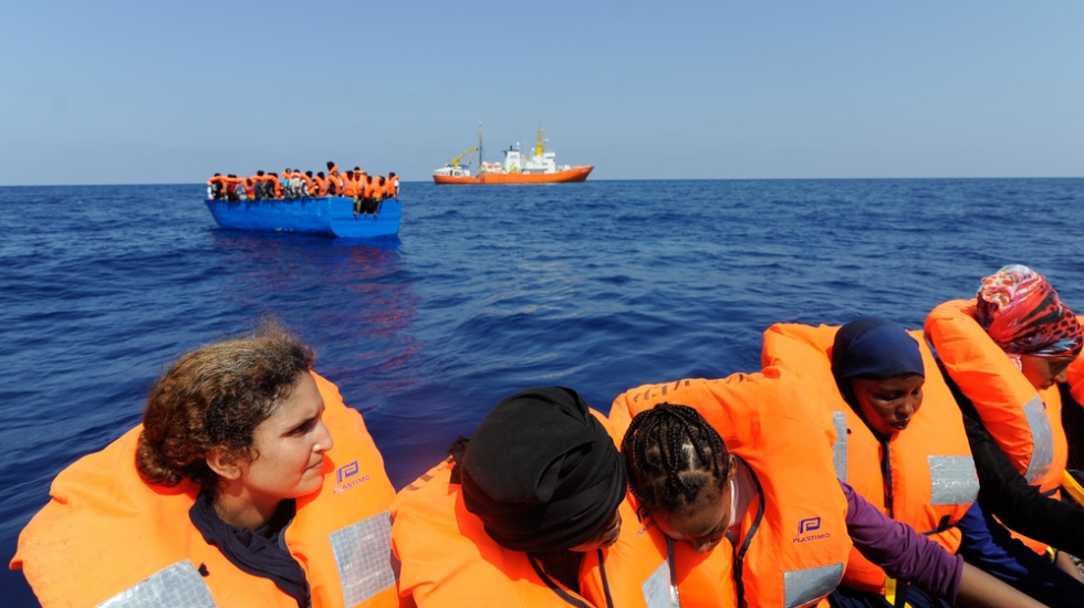 Aquarius Mittelmeer Rettungsschiff Search Rescue