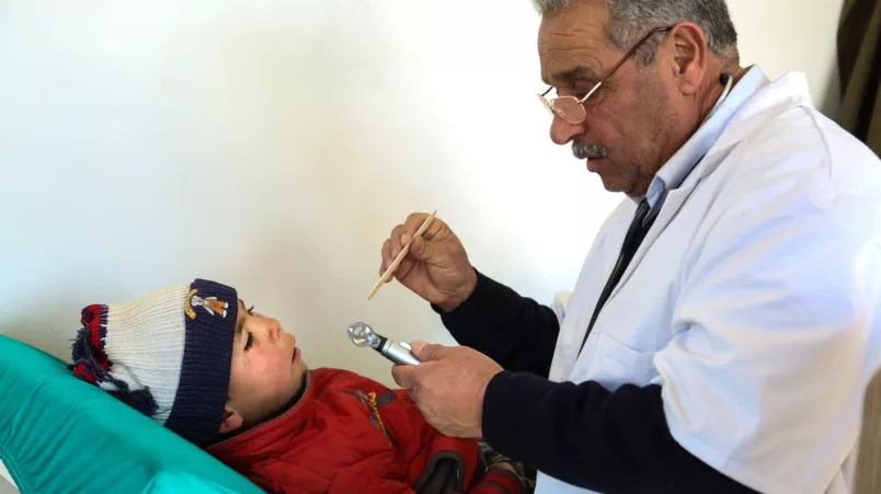 Ärzte ohne Grenzen Syrien Aleppo Al Bab sechs Jahre Krieg Hilfe Front