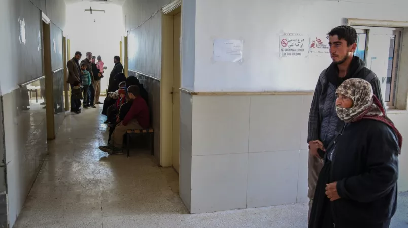 Ärzte ohne Grenzen Syrien Aleppo Al Bab sechs Jahre Krieg Hilfe Front