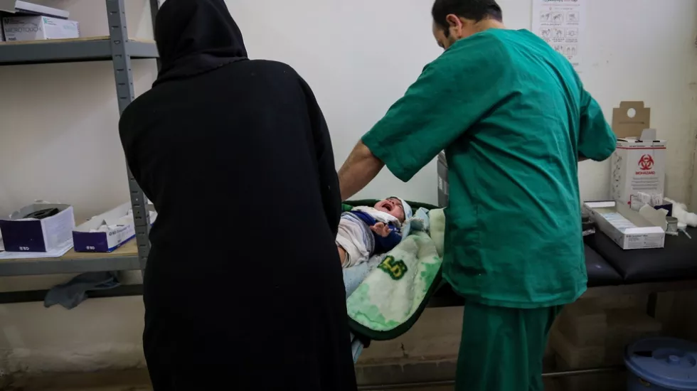 Ärzte ohne Grenzen Syrien Aleppo Al Bab sechs Jahre Krieg Hilfe Front Ärzte ohne Grenzen Syrien Aleppo Al Bab sechs Jahre Krieg Hilfe Front