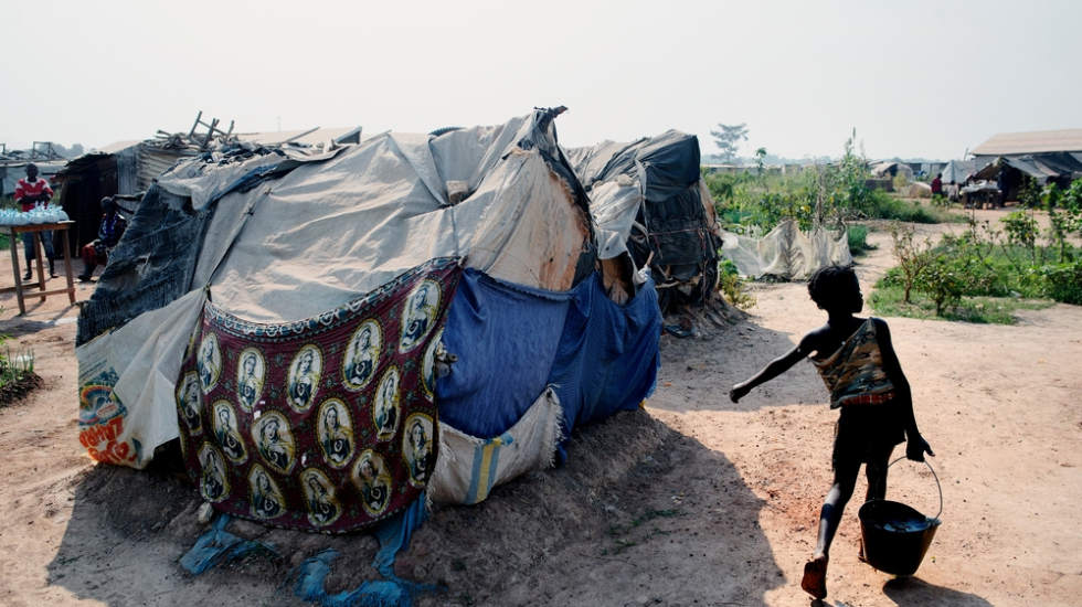 Ärzte ohne Grenzen in Zentralafrikanische Republik Mpoko Zelt