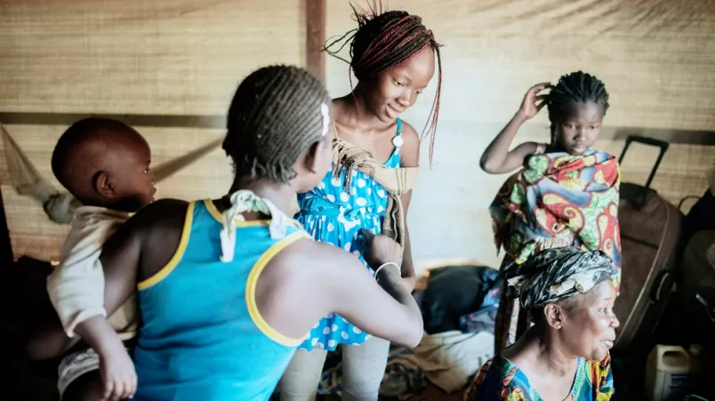 Ärzte ohne Grenzen in Zentralafrikanische Republik Benzvi Bewohner