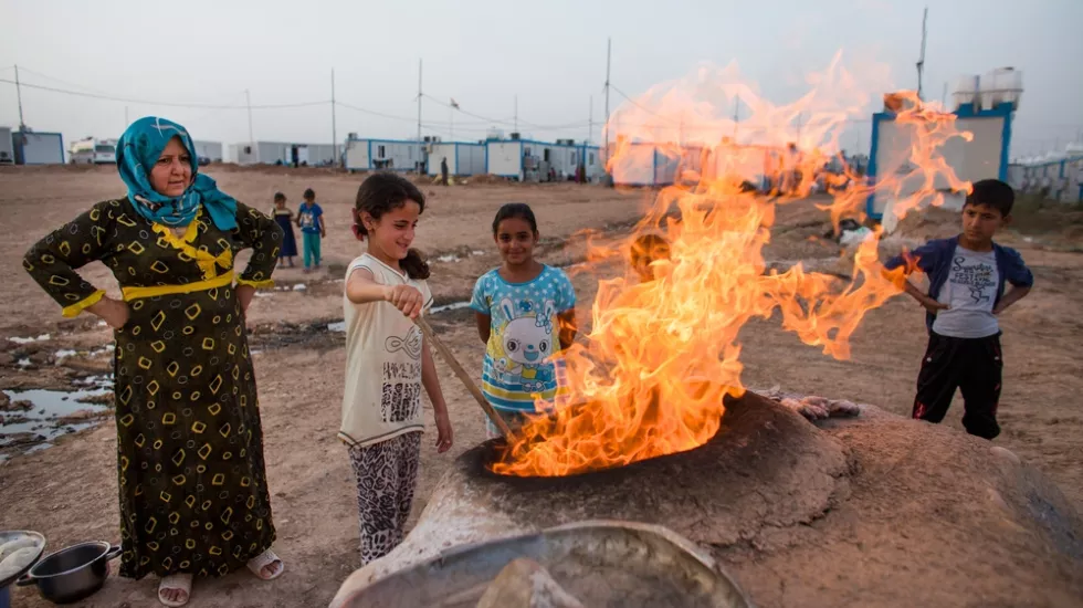 Irak, Flüchtlingslager, Kinder Irak, Flüchtlingslager, Kinder
