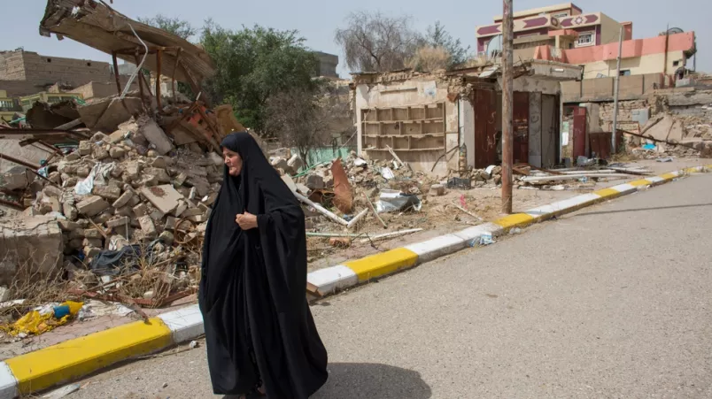 Jalawla, Irak, Zerstörung