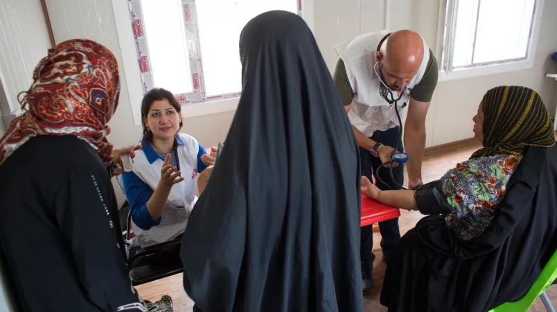 Irak, Projekt, Sprechstunde