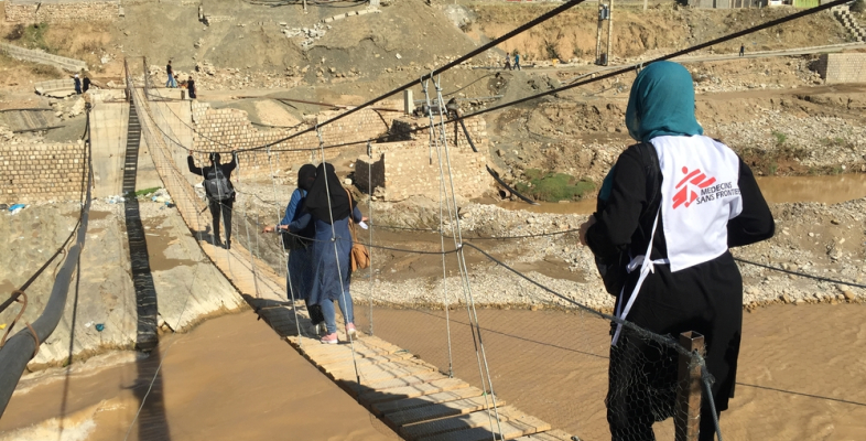 Hilfe Mobiles medizinisches Team Iran 