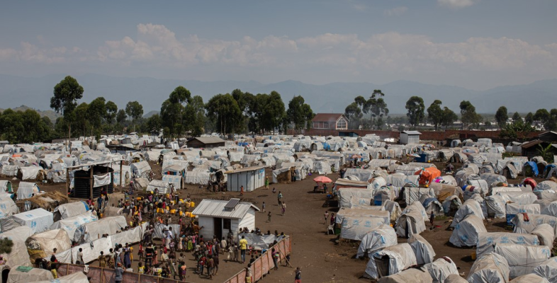 Camp Lushagala suchen Zehntausende Menschen Schutz vor der Gewalt im Land.