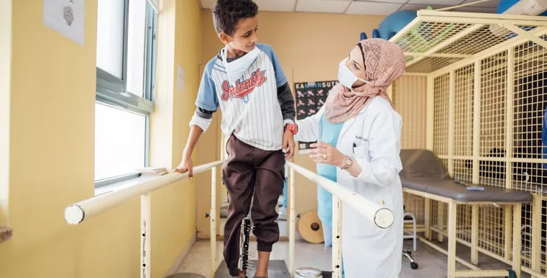 Hilfe für Jungen in Jordanien
