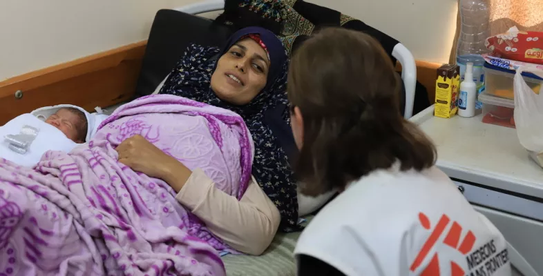 Gaza: Al-Nasser Krankenhaus; Entbindungen