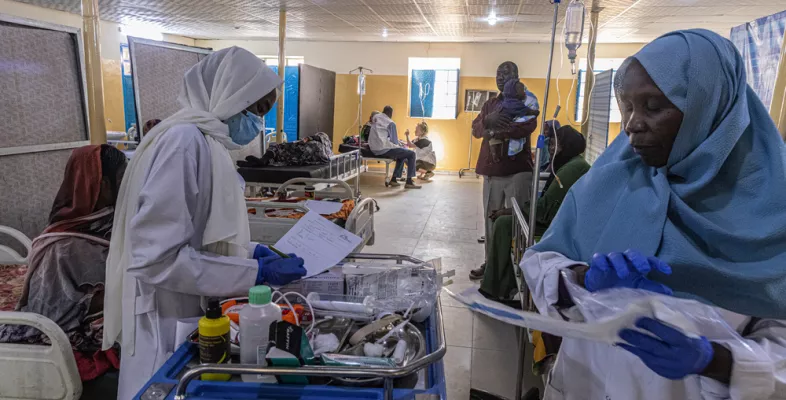 Notaufnahme des Lehrkrankenhauses Zalingei