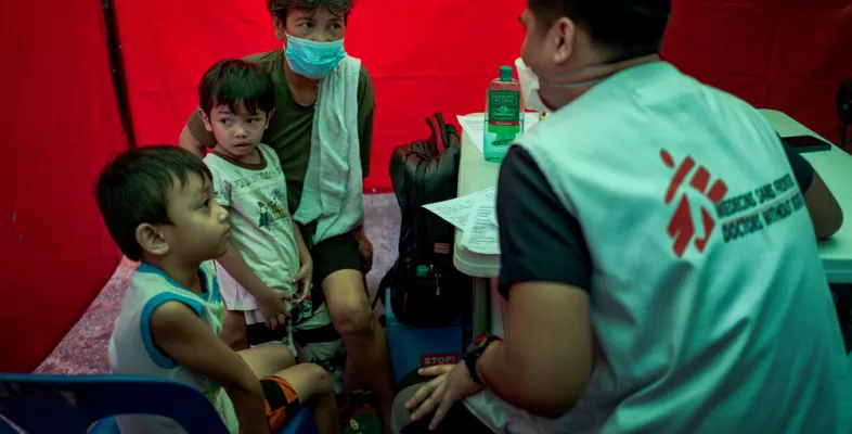 Screening für Tuberkulose in Manila