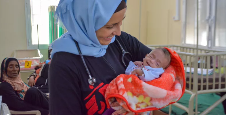 Hilfe für Neugeborene Jemen