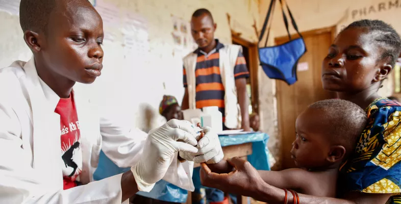 Malaria-Test in der DR Kongo