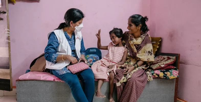 Indien: TB Patientin