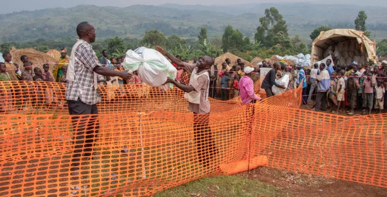 Verteilung Hilfsgüter DR Kongo