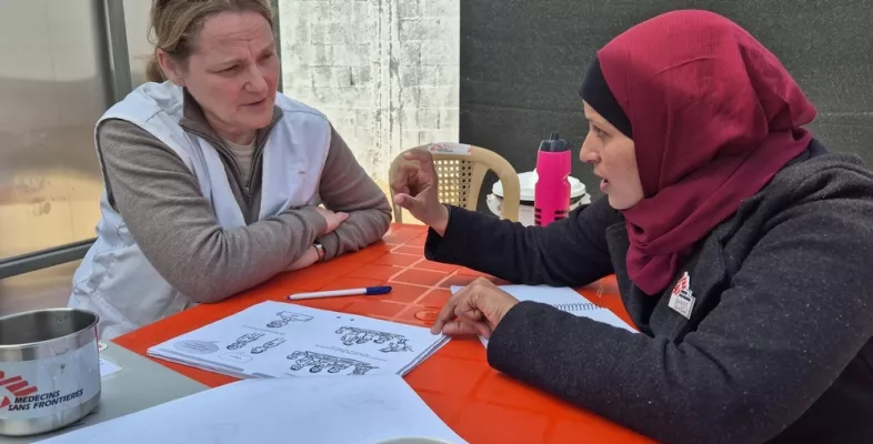 Gaza: Psychologin und Projektmitarbeiterin im Gespräch