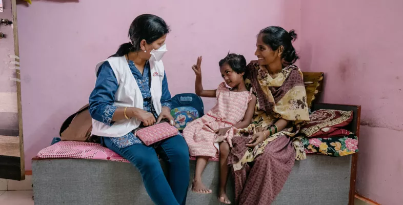 Indien: TB Patientin