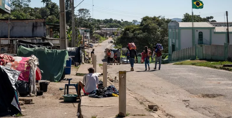 In Pacaraima leben Migrant*innen auf den Straßen