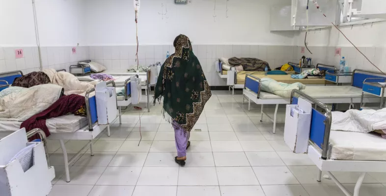 Der Kreißsaal im Boost Krankenhaus in Lashkar Gah das von Ärzte ohne Grenzen unterstützt wird