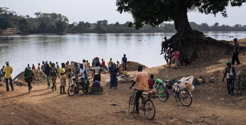 Der Fluss trennt die DR Kongo von der Zentralafrikanischen Republik