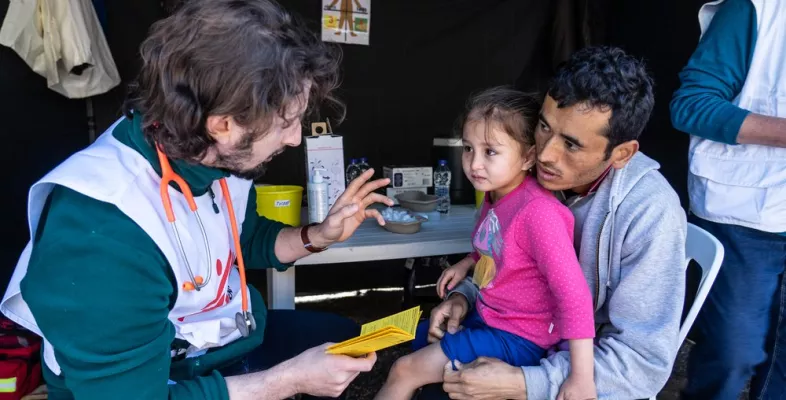 Impfung gegen Pneumokokken für Geflüchtete in Griechenland