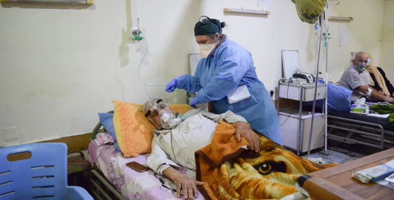 Covid-19 Prävention in Baghdad