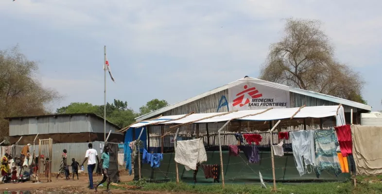 Asylsuchende aus dem Südsudan im Aufnahmezentrum in Pagak