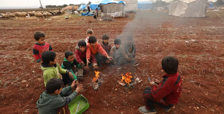 Ärzte ohne Grenzen Syrien Idlib Vertriebene Wintertenperaturen kämpfen ums Überleben
