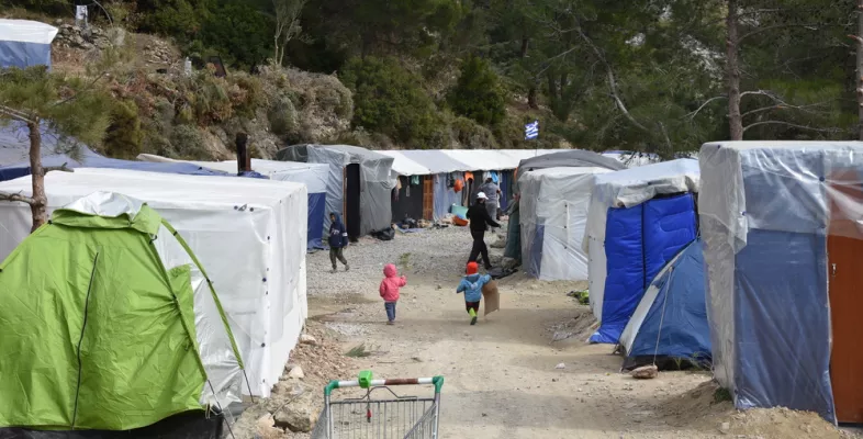 Schlechte Lebensbedingungen für Flüchtlinge auf Samos