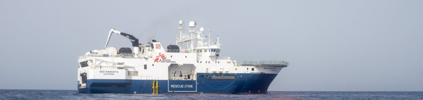 Unser Seenotrettungseinsatz auf dem Mittelmeer. Seenotrettung GeoBarents Mittelmeer Italien