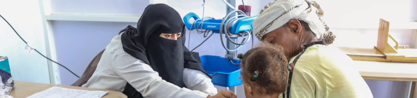 Krankenhaus Behandlung Kind Jemen 