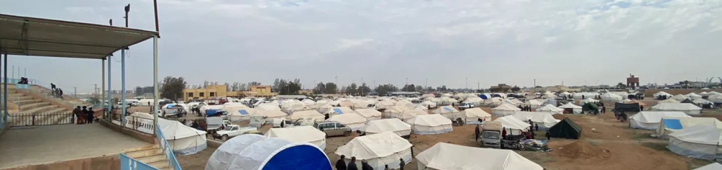 Das Vertriebenencamp Tabka 