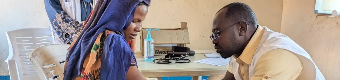 Untersuchung einer Patientin