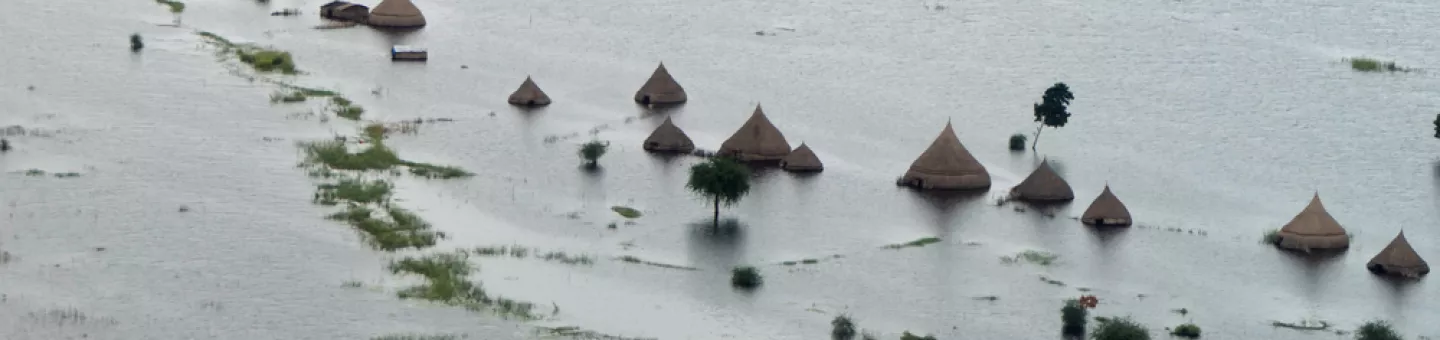Im Südsudan stehen ganze Landstriche unter Wasser