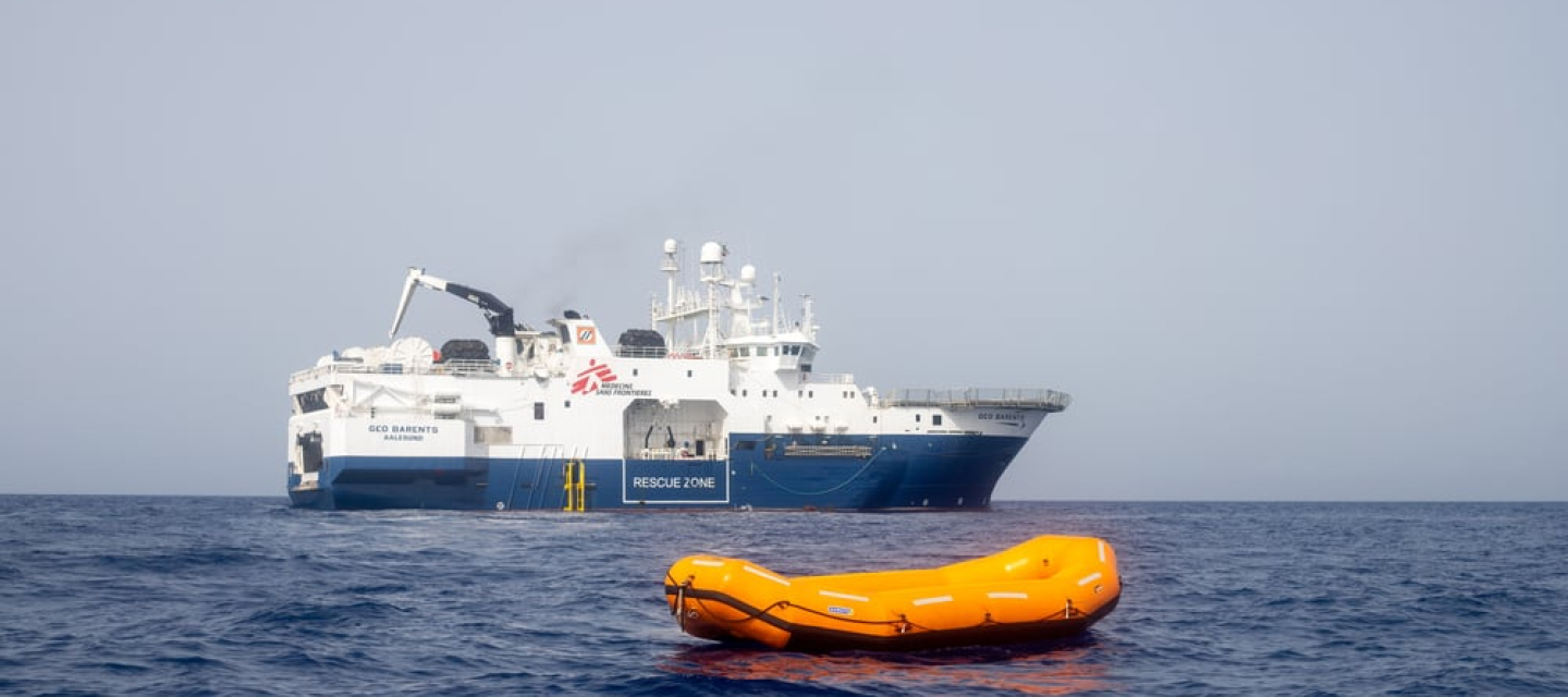 Unser Seenotrettungseinsatz auf dem Mittelmeer. Seenotrettung GeoBarents Mittelmeer Italien