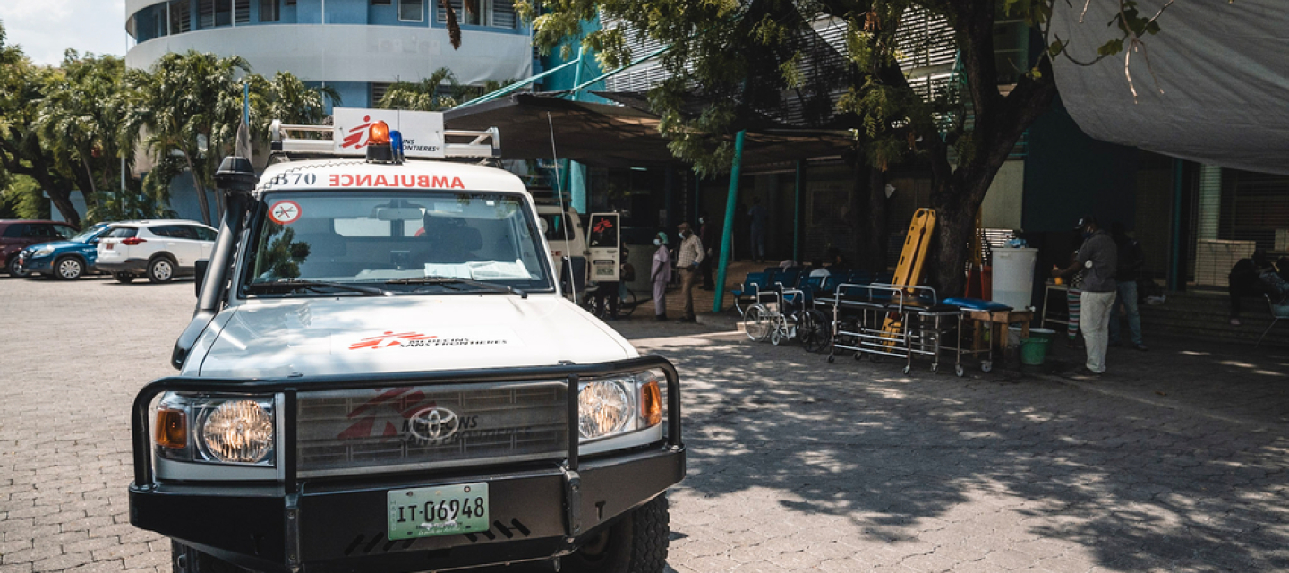 Haiti Notfallzentrum medizinische Hilfe