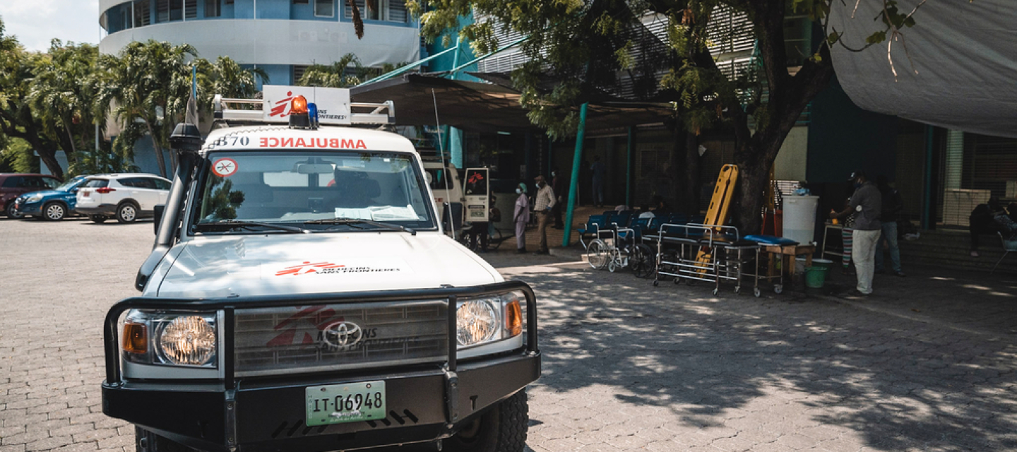 Das Turgeau Notfallzentrum in Port-au-Prince Haiti Notfallzentrum medizinische Hilfe