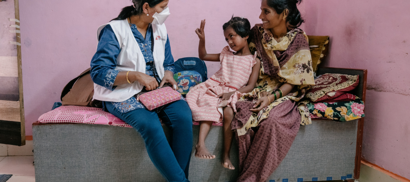 Indien: TB Patientin