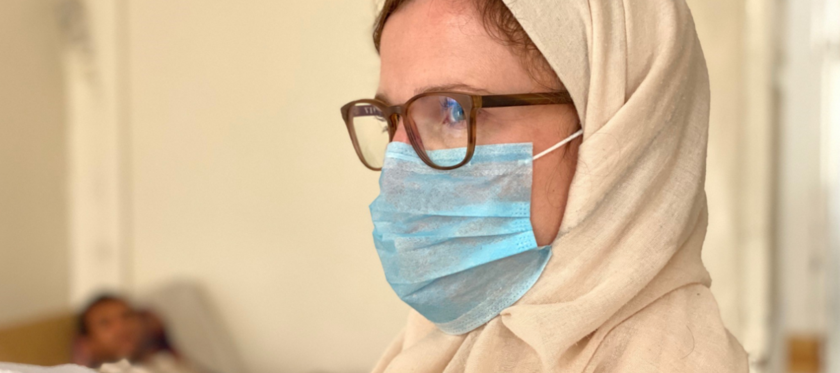 Kinderärztin Annette Werner im Krankenhaus im Jemen