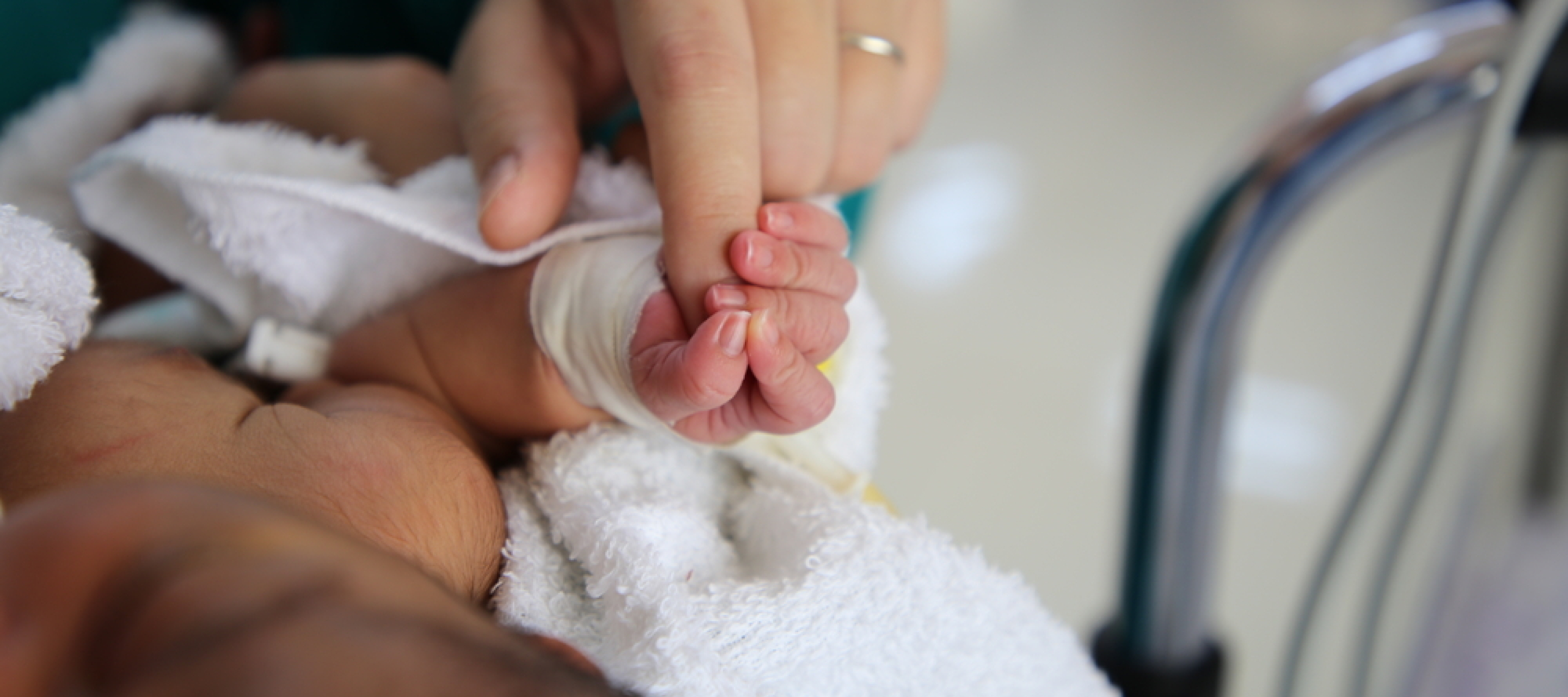 Neugeborenes im Al Jamhouri Krankenhaus Jemen