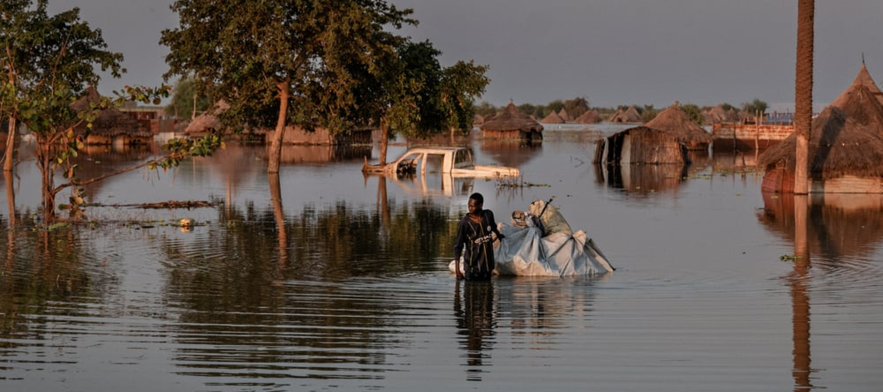 Schwere Überschwemmungen im Südsudan zerstörten Lebensgrundlagen
