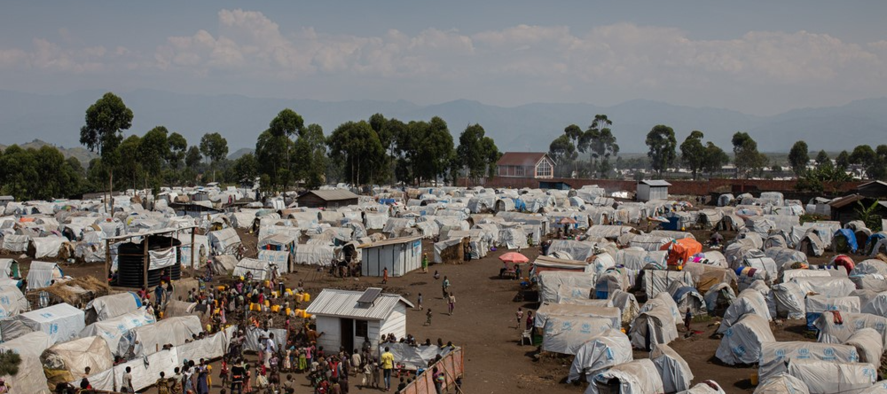 Camp Lushagala suchen Zehntausende Menschen Schutz vor der Gewalt im Land.