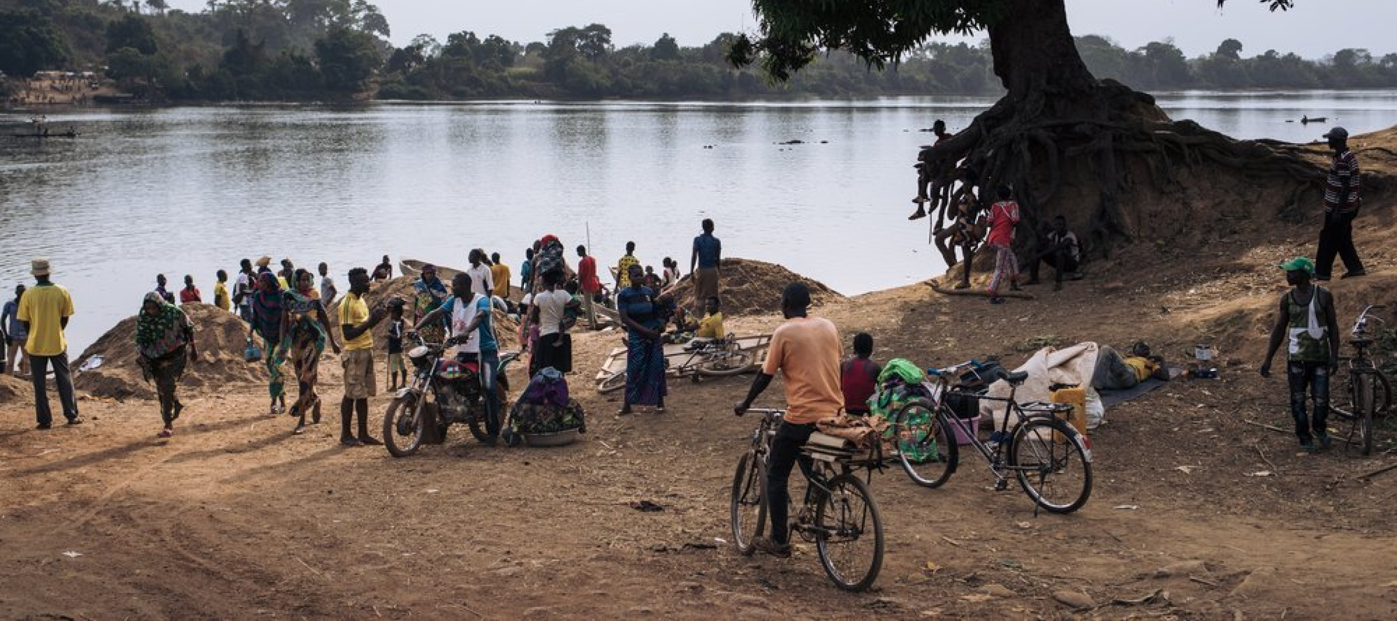 Der Fluss trennt die DR Kongo von der Zentralafrikanischen Republik