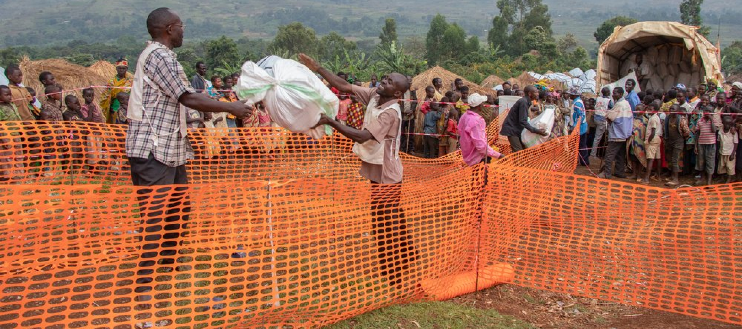 Verteilung Hilfsgüter DR Kongo