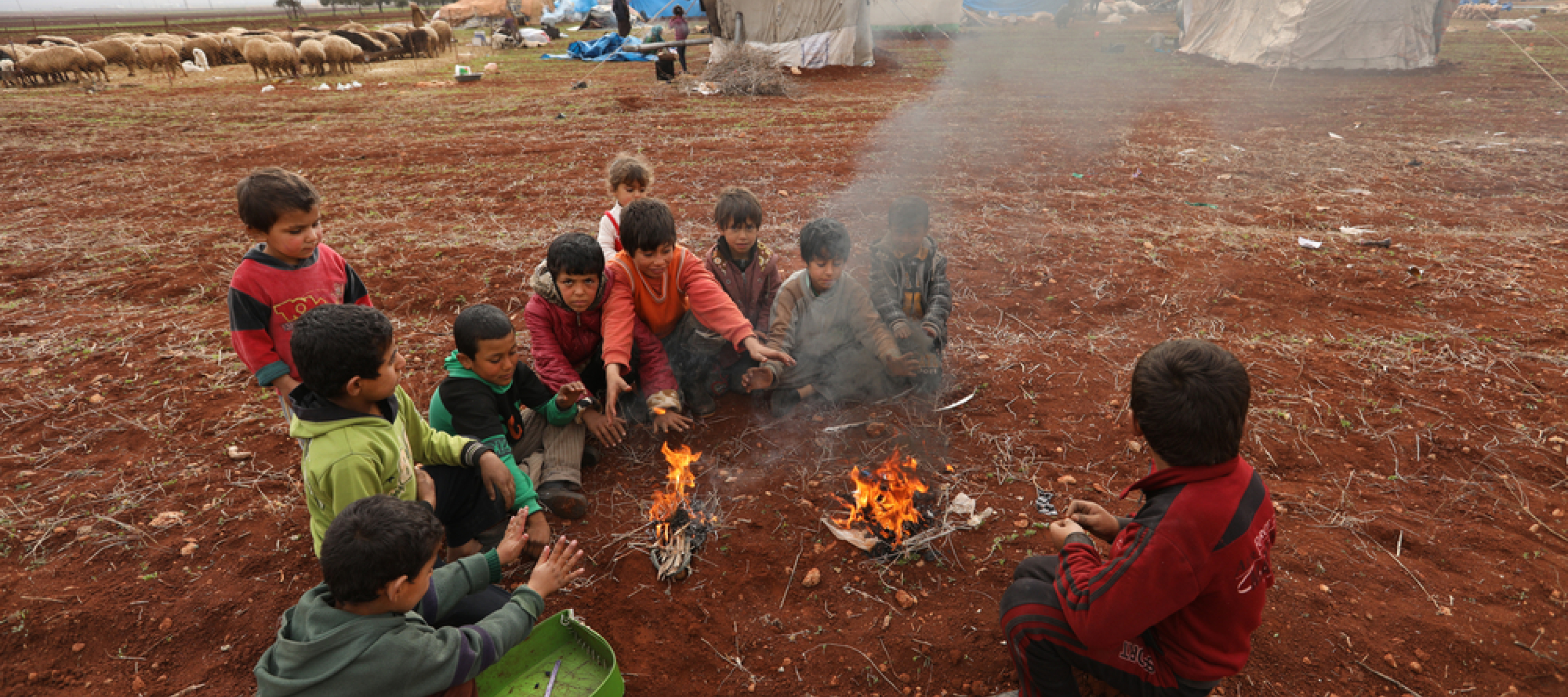 Ärzte ohne Grenzen Syrien Idlib Vertriebene Wintertenperaturen kämpfen ums Überleben Ärzte ohne Grenzen Syrien Idlib Vertriebene Wintertenperaturen kämpfen ums Überleben