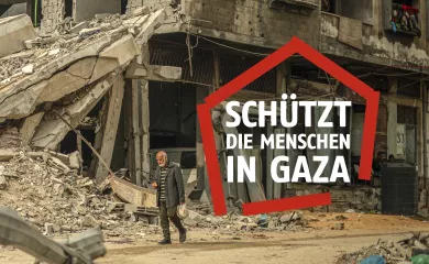 Schützt die Menschen in Gaza!