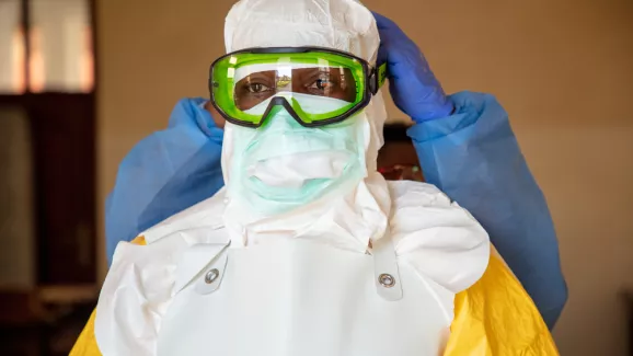 Ebola training in Kyeshero